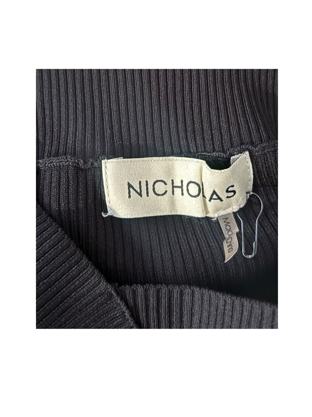 Nicholas Gisele Ribbed Chain Midi Skirt - Picture 4 of 5